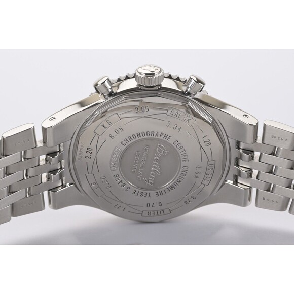 Serviced Breitling Navitimer Montbrilliant Legend A23350 Black Men's Watch B+P - Picture 13 of 14